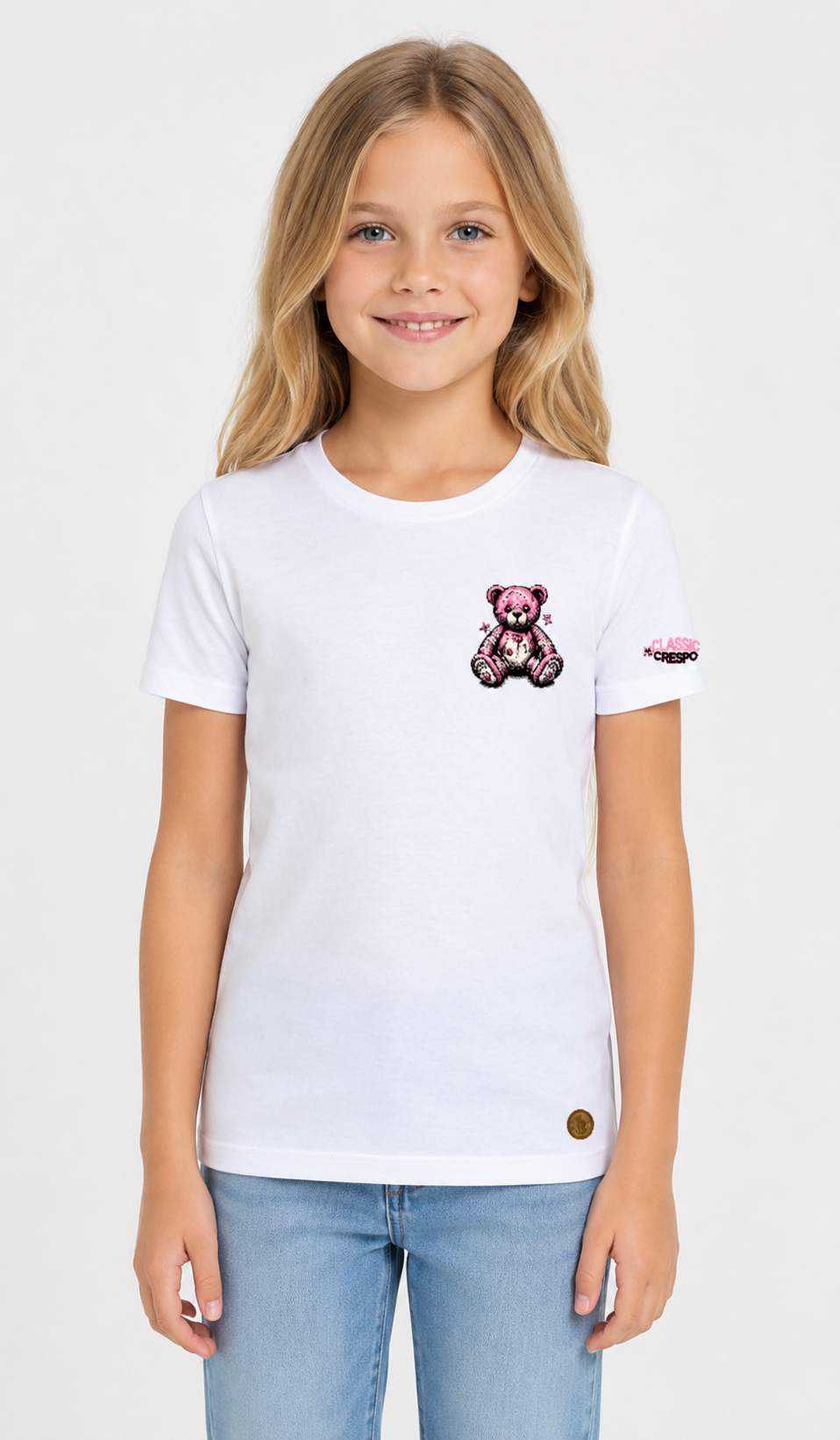 CAMISETA KIDS OSO ROSA PEQUEÑO