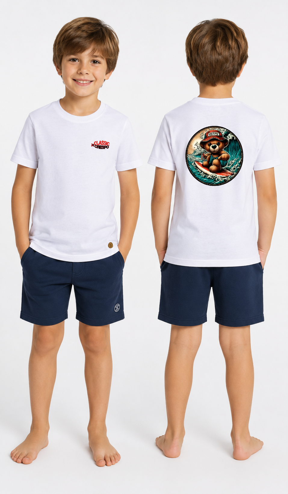 CAMISETA KIDS OSITO SURFISTA