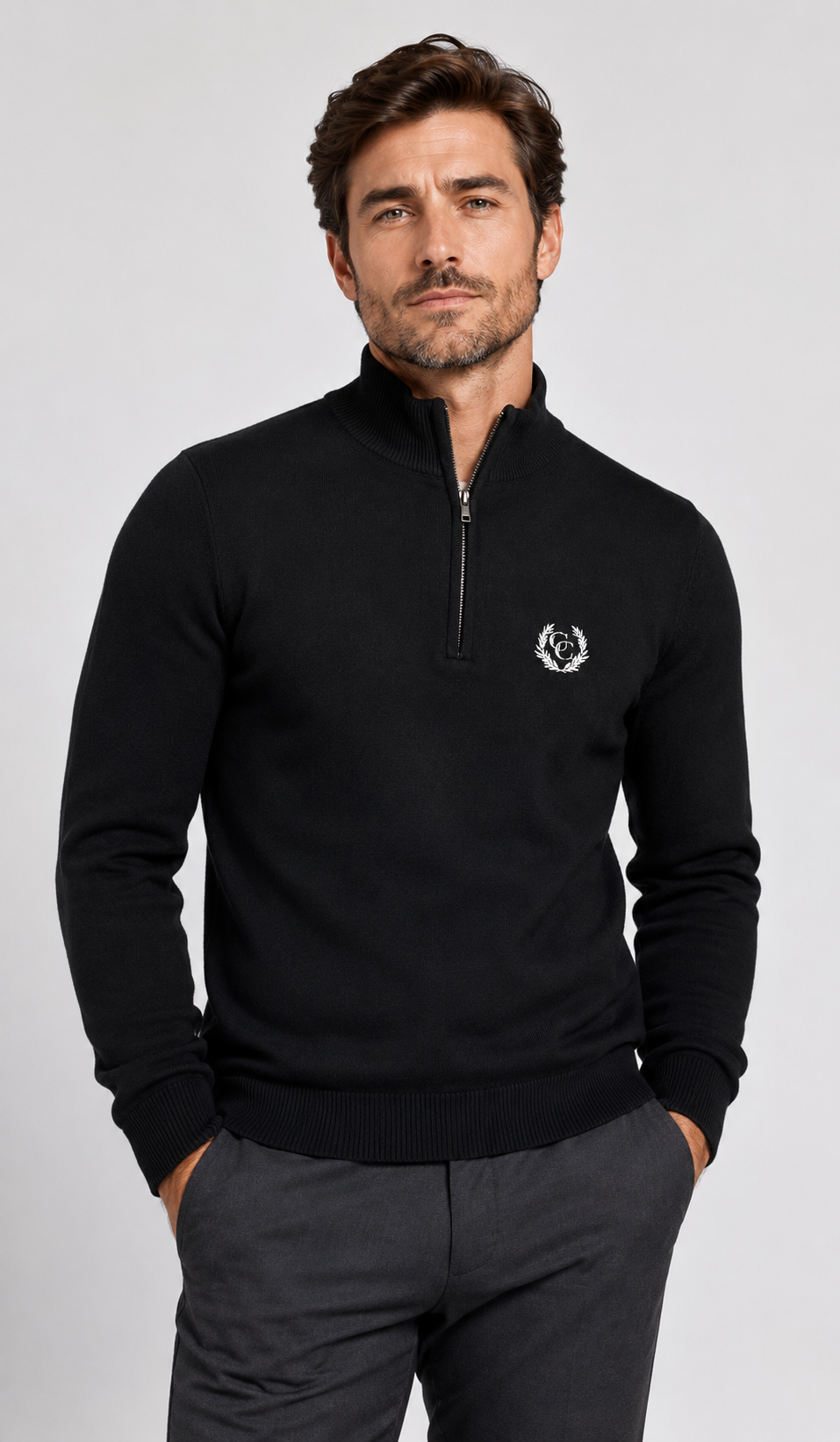 JERSEY 1/4 CREMALLERA HOMBRE