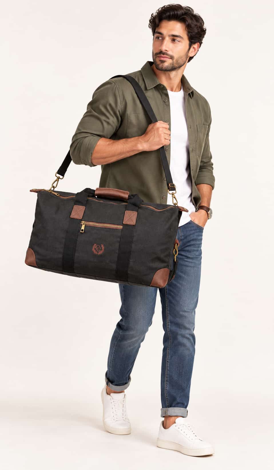Bolsa Heritage de tela encerada